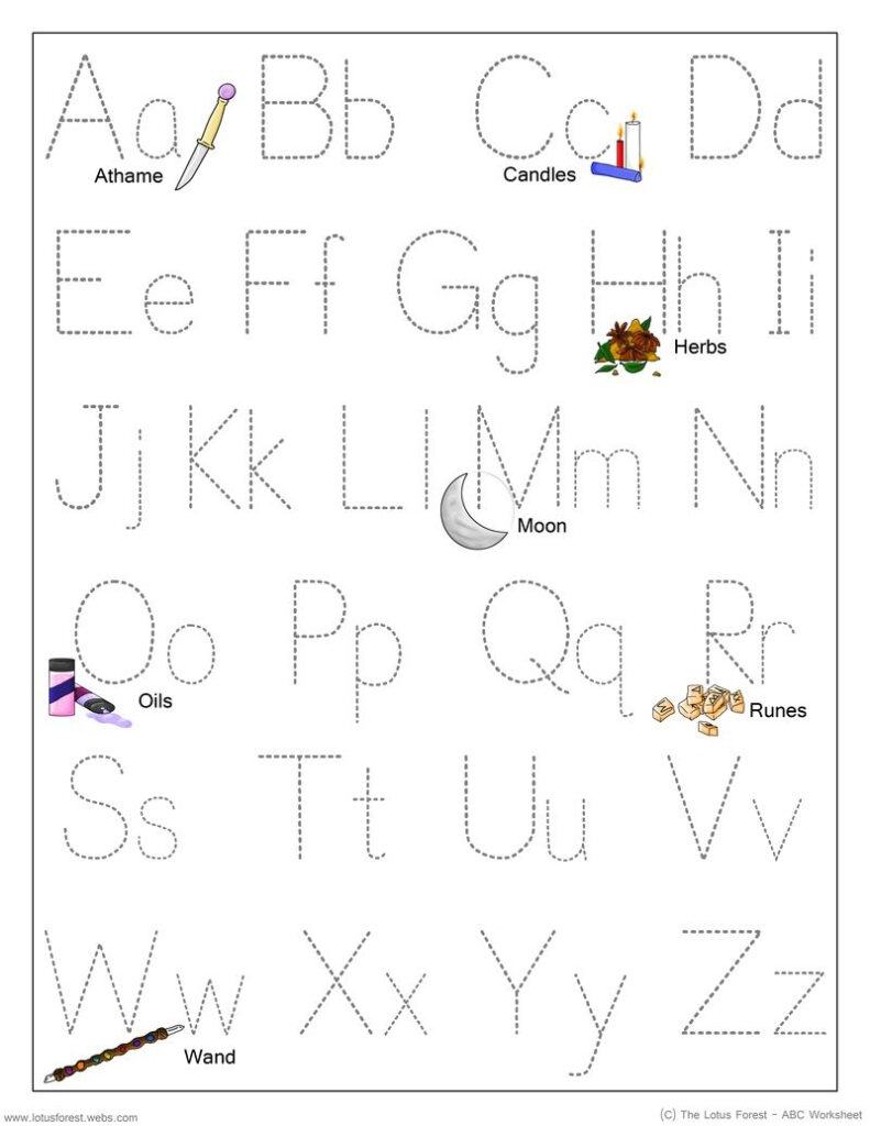 Alphabet Worksheets For 3 Year Olds | AlphabetWorksheetsFree.com