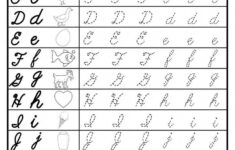 Free Cursive Uppercase And Lowercase Letter Tracing