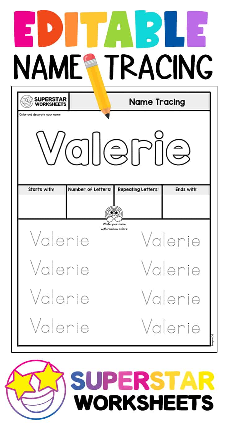 Editable Name Tracing Worksheets AlphabetWorksheetsFree