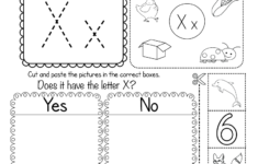 Free Letter X Phonics Worksheet - Learn Letter X Sounds