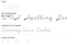 Free Name Tracing Worksheet Printable + Font Choices