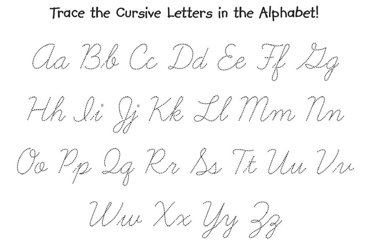 The Cursive Alphabet Printable AlphabetWorksheetsFree