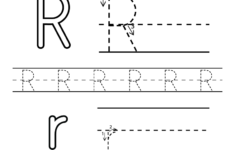 Free Printable Letter R Alphabet Learning Worksheet For intended for Letter R Worksheets Free Printable