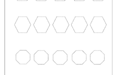 Free Printable Shapes Worksheets - Tracing Simple Shapes