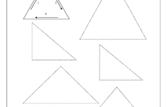 Free Printable Shapes Worksheets - Tracing Simple Shapes