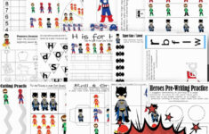 Free Superhero Worksheets