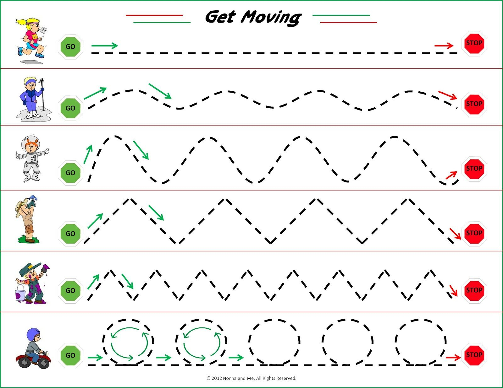 Line Tracing Practice Worksheets AlphabetWorksheetsFree