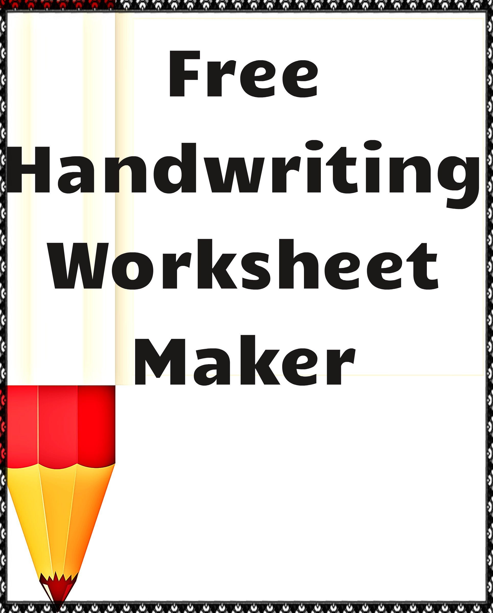 Tracing Worksheet Maker Free AlphabetWorksheetsFree