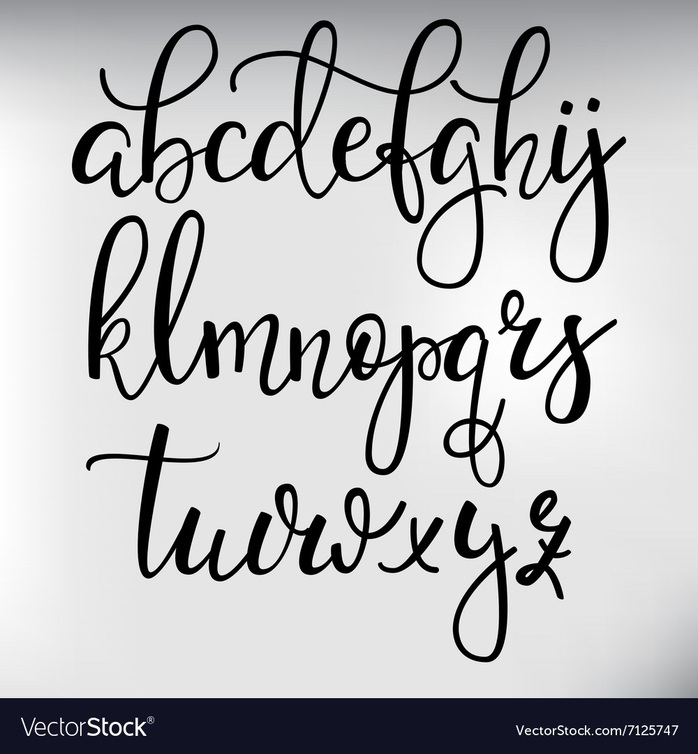 Cursive Alphabet Font AlphabetWorksheetsFree