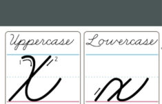 How To Make A Cursive X - Printable Cards | Primarylearning