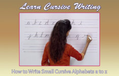 How To Write Cursive Stepstep | Writing Small Cursive Letters |  Handwriting Practice | 4K Video