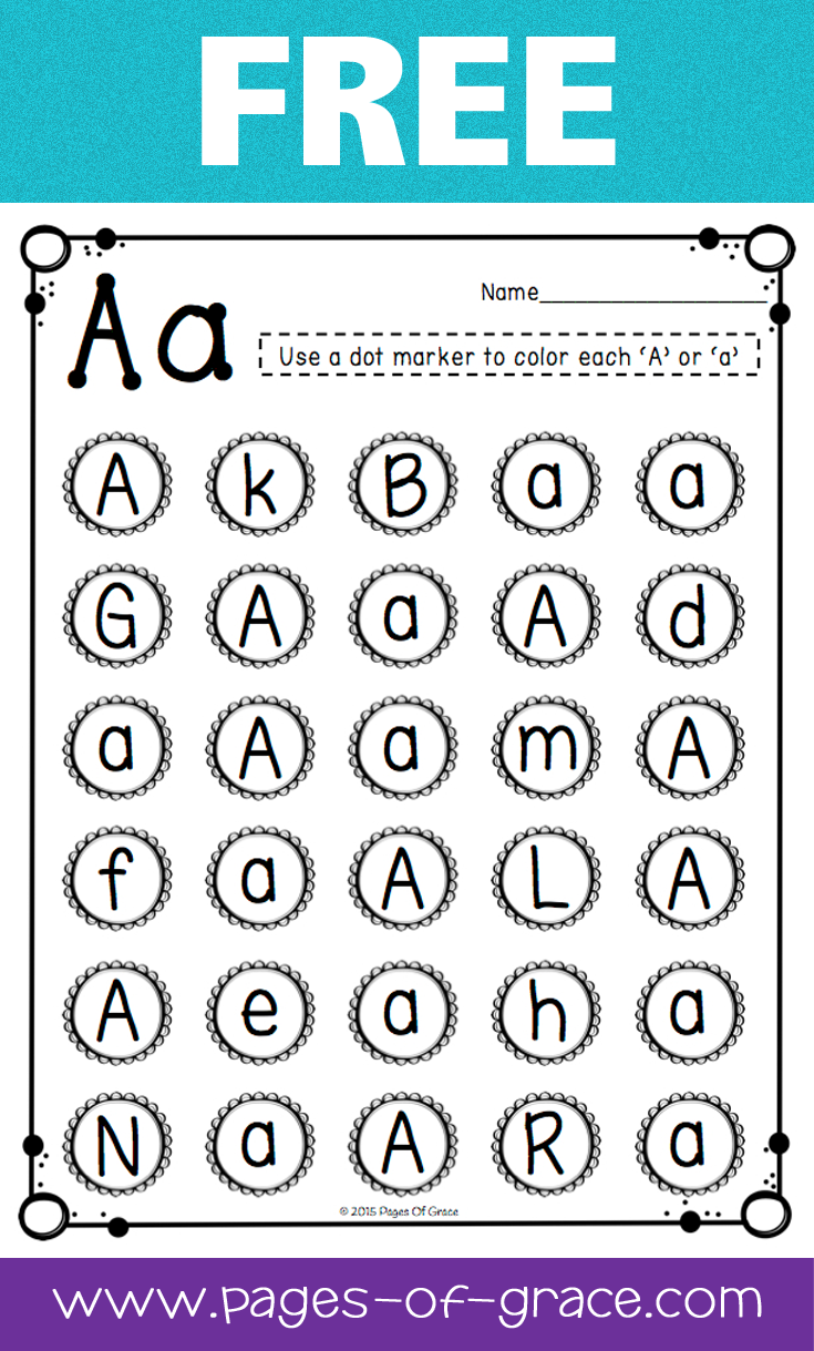 Alphabet Identification Worksheets AlphabetWorksheetsFree