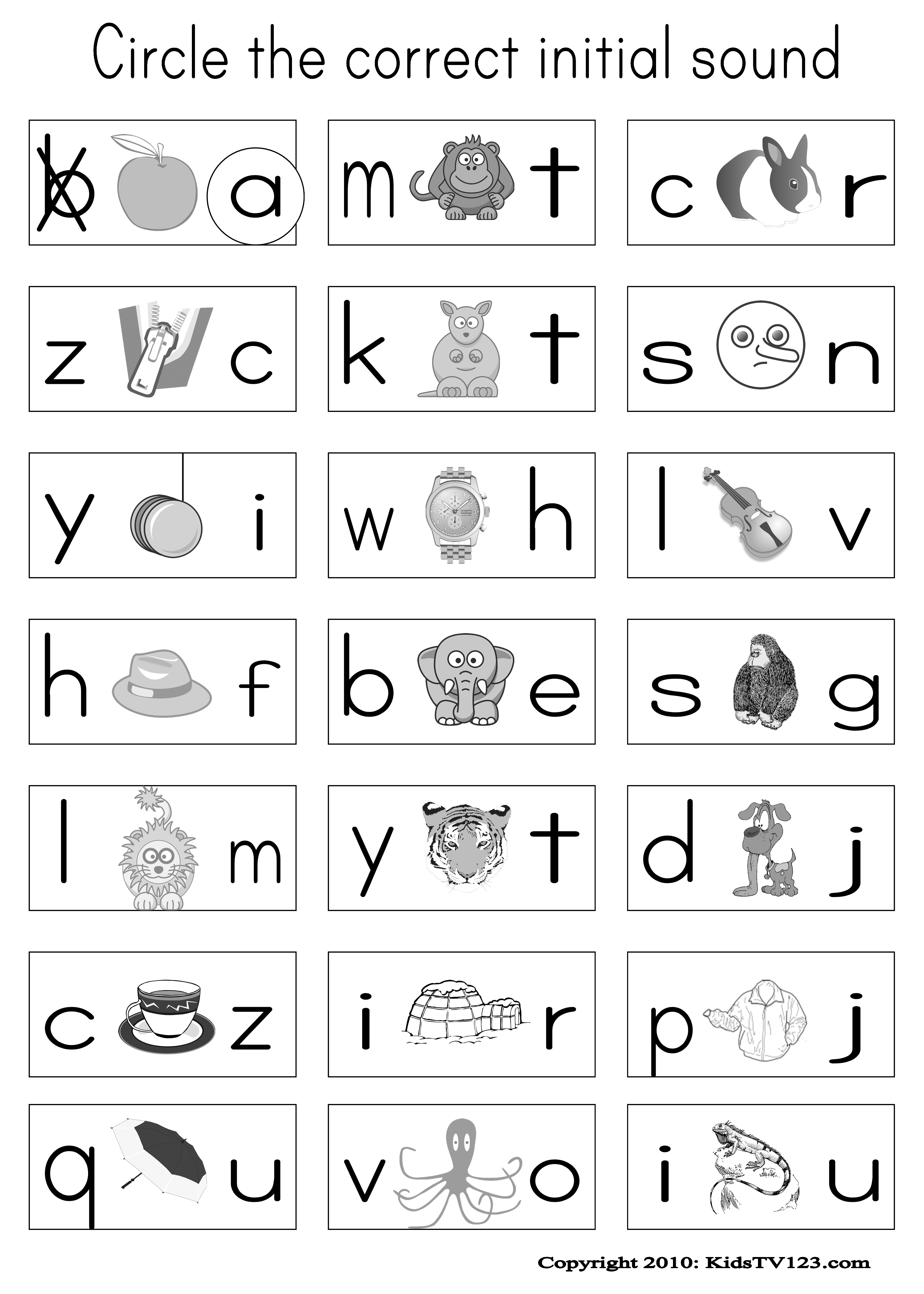  Alphabet Sounds Worksheets For Kindergarten AlphabetWorksheetsFree