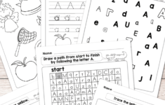 Letter A Worksheets - Alphabet Series - Easy Peasy Learners inside Letter A Worksheets Free