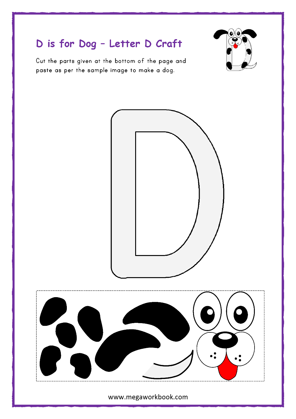 Letter D Worksheets For Preschool AlphabetWorksheetsFree com