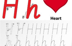 Letter H Tracing Alphabet Worksheets regarding Letter H Alphabet Worksheets