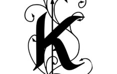 Letter K With Arrows