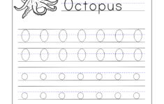 Letter O Worksheets For Kindergarten – Trace Dotted Letters regarding Letter Tracing O