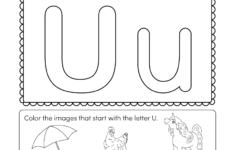 Letter U Coloring Worksheet - Free Kindergarten English with regard to Alphabet Worksheets Pdf For Kindergarten