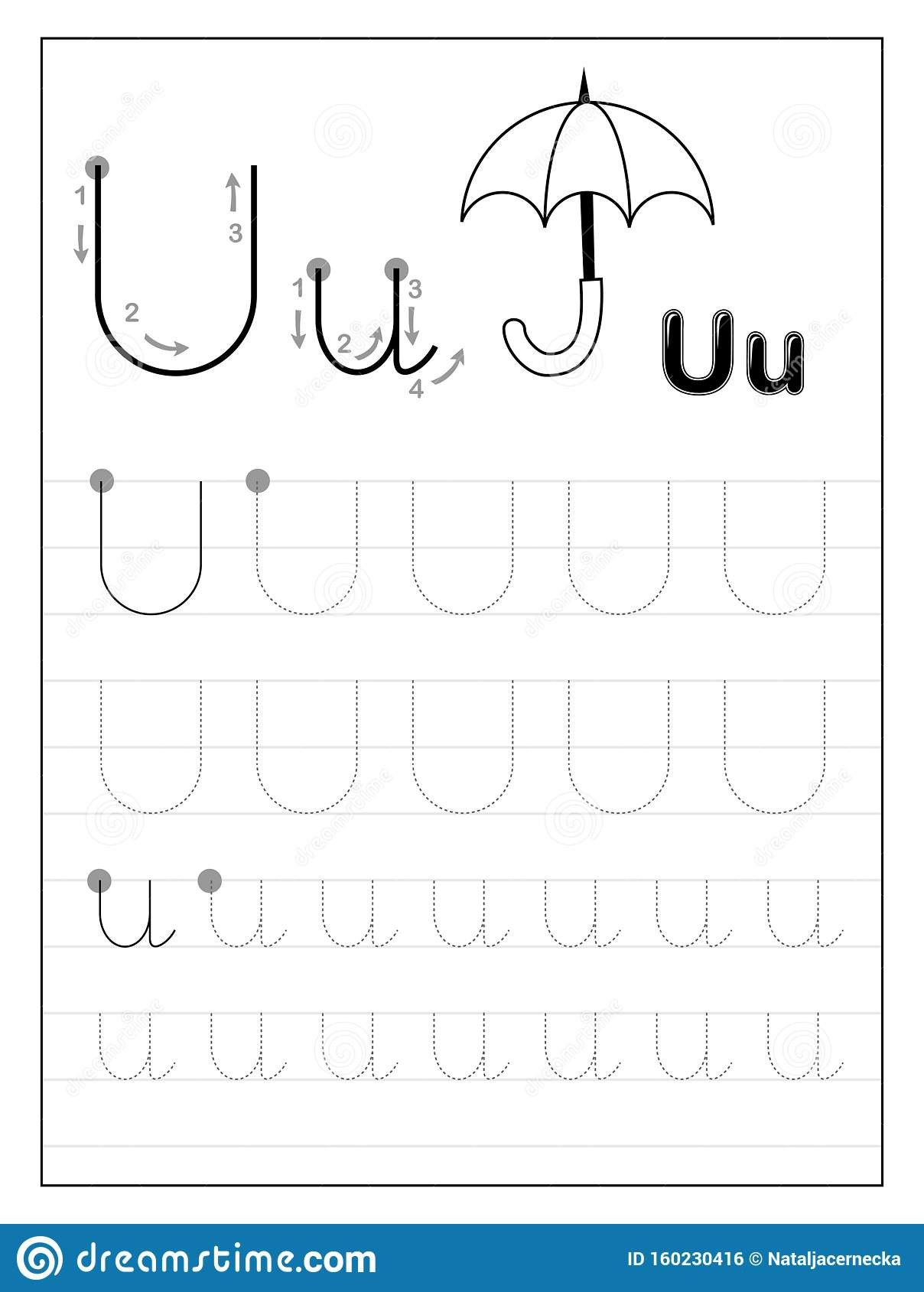 Letter U Worksheets Free Printable AlphabetWorksheetsFree