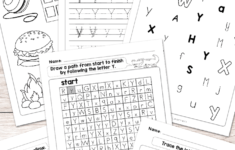 Letter Y Worksheets - Alphabet Series - Easy Peasy Learners with regard to Y Letter Worksheets