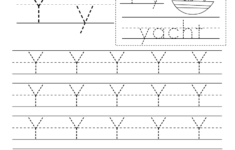 Letter Y Writing Practice Worksheet - Free Kindergarten with regard to Y Letter Worksheets