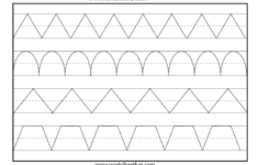 Line Tracing – 1 Worksheet / Free Printable Worksheets