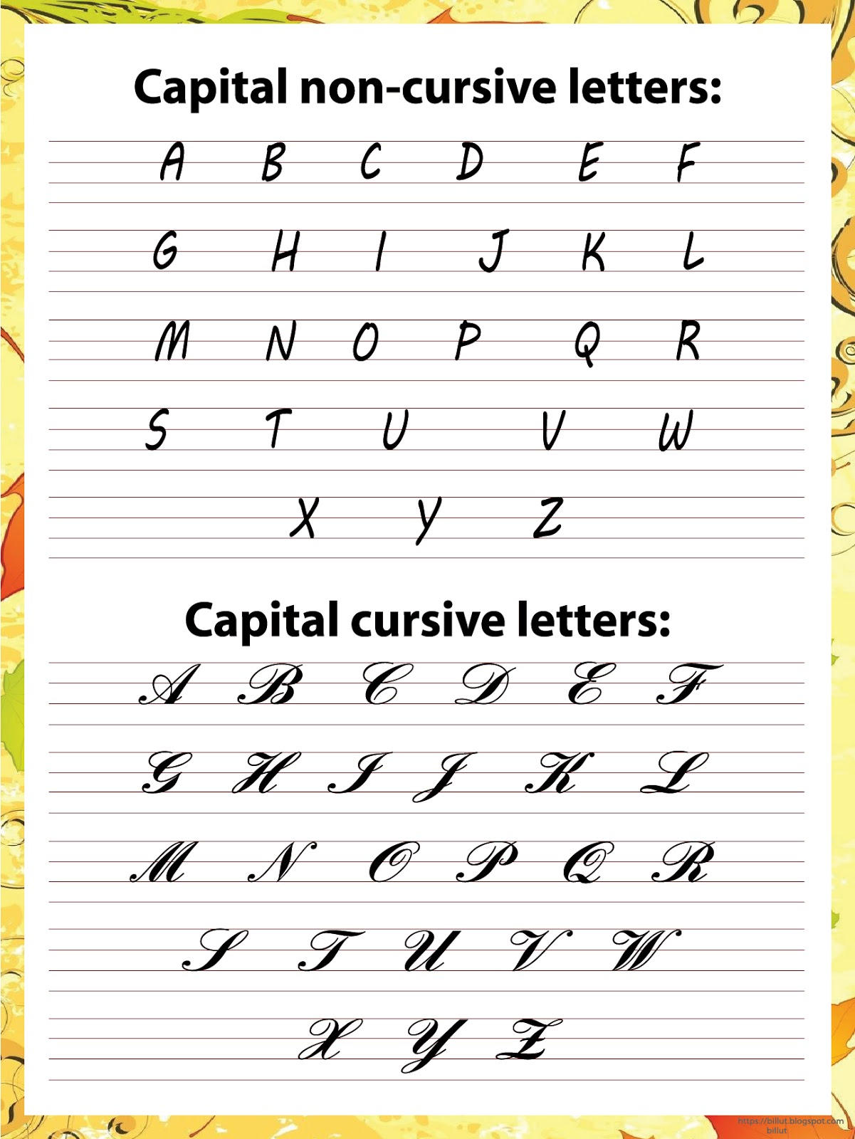 Cursive Alphabet Images To Print Alphabetworksheetsfreecom Imgurcom 