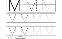 Lowercase Letter &quot;m&quot; Tracing Worksheet - Doozy Moo