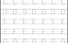 Math Worksheet ~ Alphabet Trace Sheets Printables Printable intended for Alphabet Tracing Sheets For Kindergarten