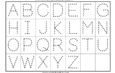 Math Worksheet : Alphabet Tracing Worksheets For