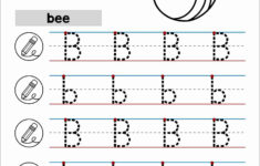 Math Worksheet : Excelent Alphabet Tracing Practice Sheets regarding Alphabet B Tracing Worksheet