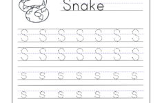 Math Worksheet ~ Letter S Tracing Worksheet Kindergarten