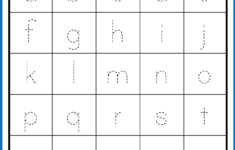 Math Worksheet : Upper And Lowercase Alphabet Tracing