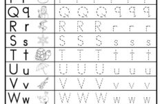 Math Worksheet : Uppercase And Lowercase Letter Tracing