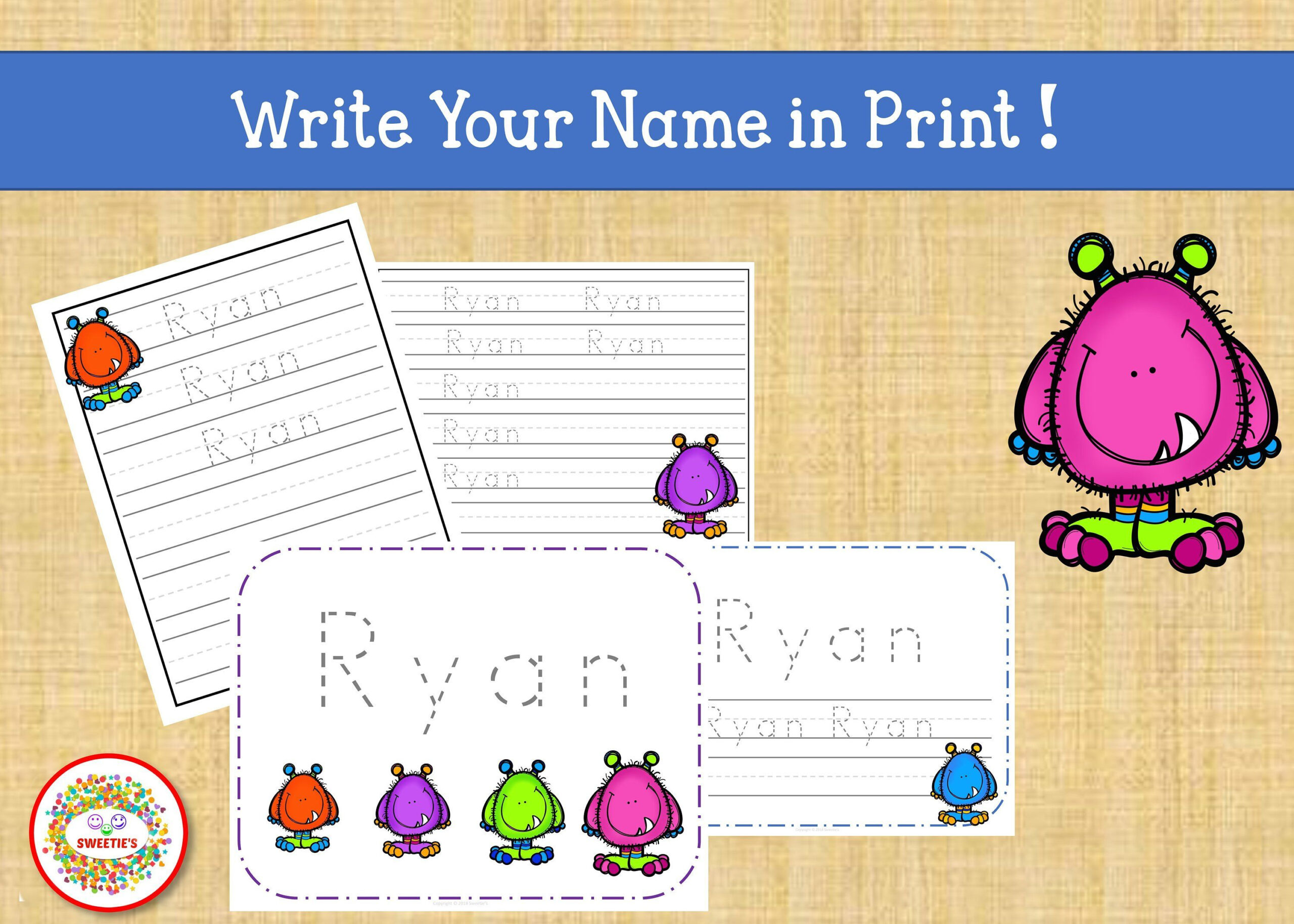 Name Tracing Handwriting Worksheet Personalized Name | Etsy within Name Tracing Personalized