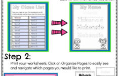 Name Tracing Worksheets - Planning Playtime | Name Tracing