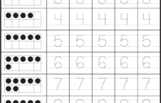 Number Tracing – 2 Worksheets / Free Printable Worksheets