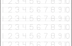 Number-Tracing-Lines-Box-3 1,810×1,428 Pixels | Tracing pertaining to Abc 123 Tracing Worksheets