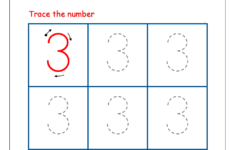 Number Tracing - Tracing Numbers - Number Tracing Worksheets