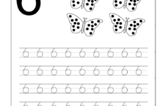 Number Tracing Worksheet - 6 | Fichas De Trabalho