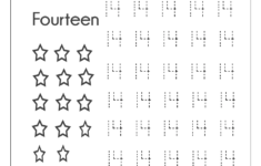 Number Tracing Worksheets 1-20, Dotted Line Number Tracing 1-10