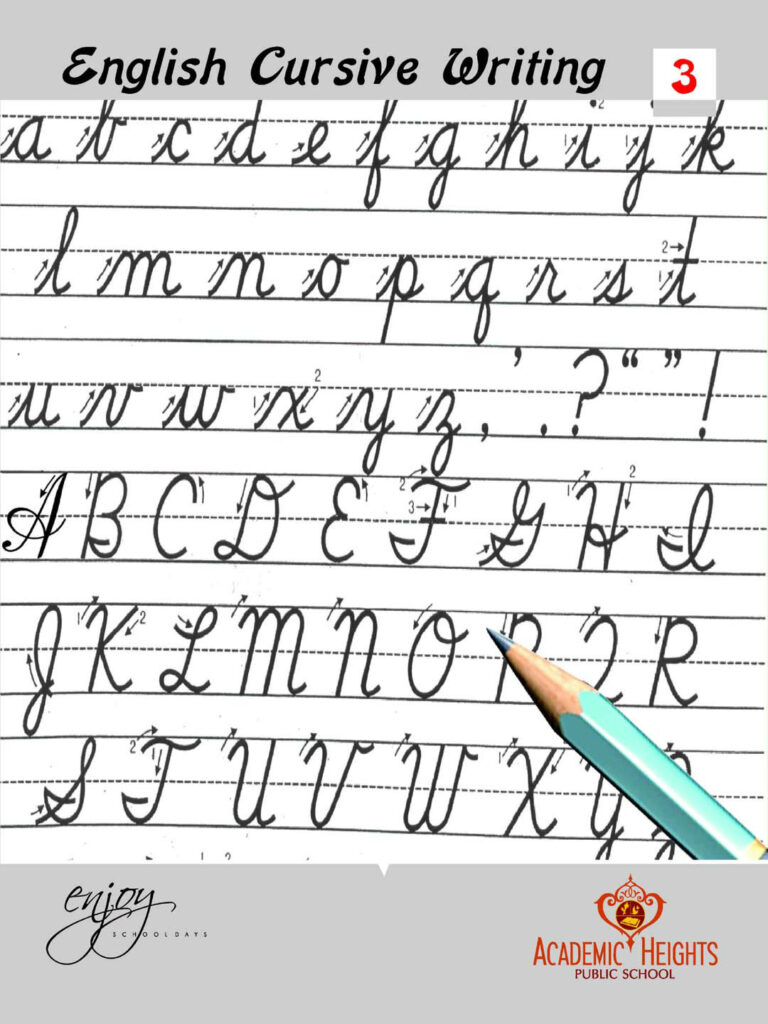 Cursive Alphabet In English AlphabetWorksheetsFree