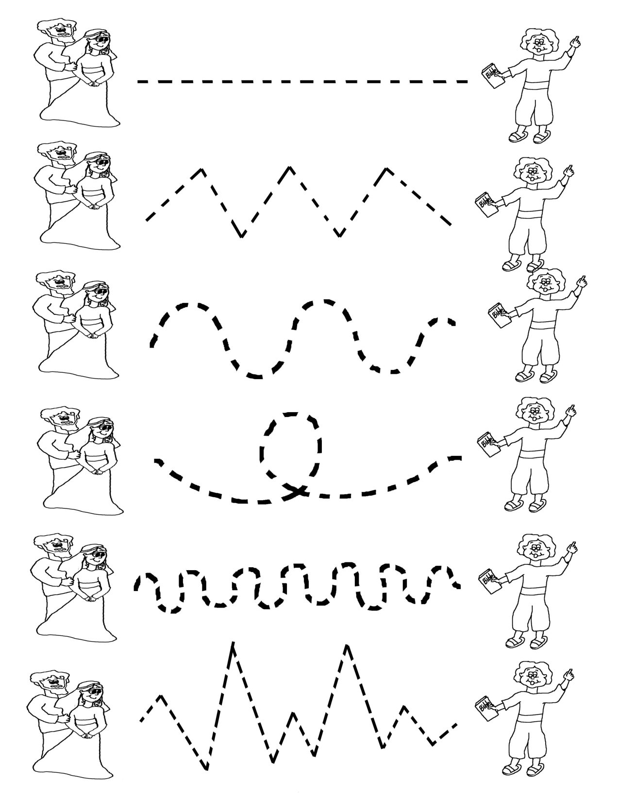 Preschool Line Tracing Worksheets AlphabetWorksheetsFree