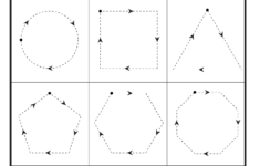 Preschool+Shapes+Tracing+Worksheet | Shape Tracing