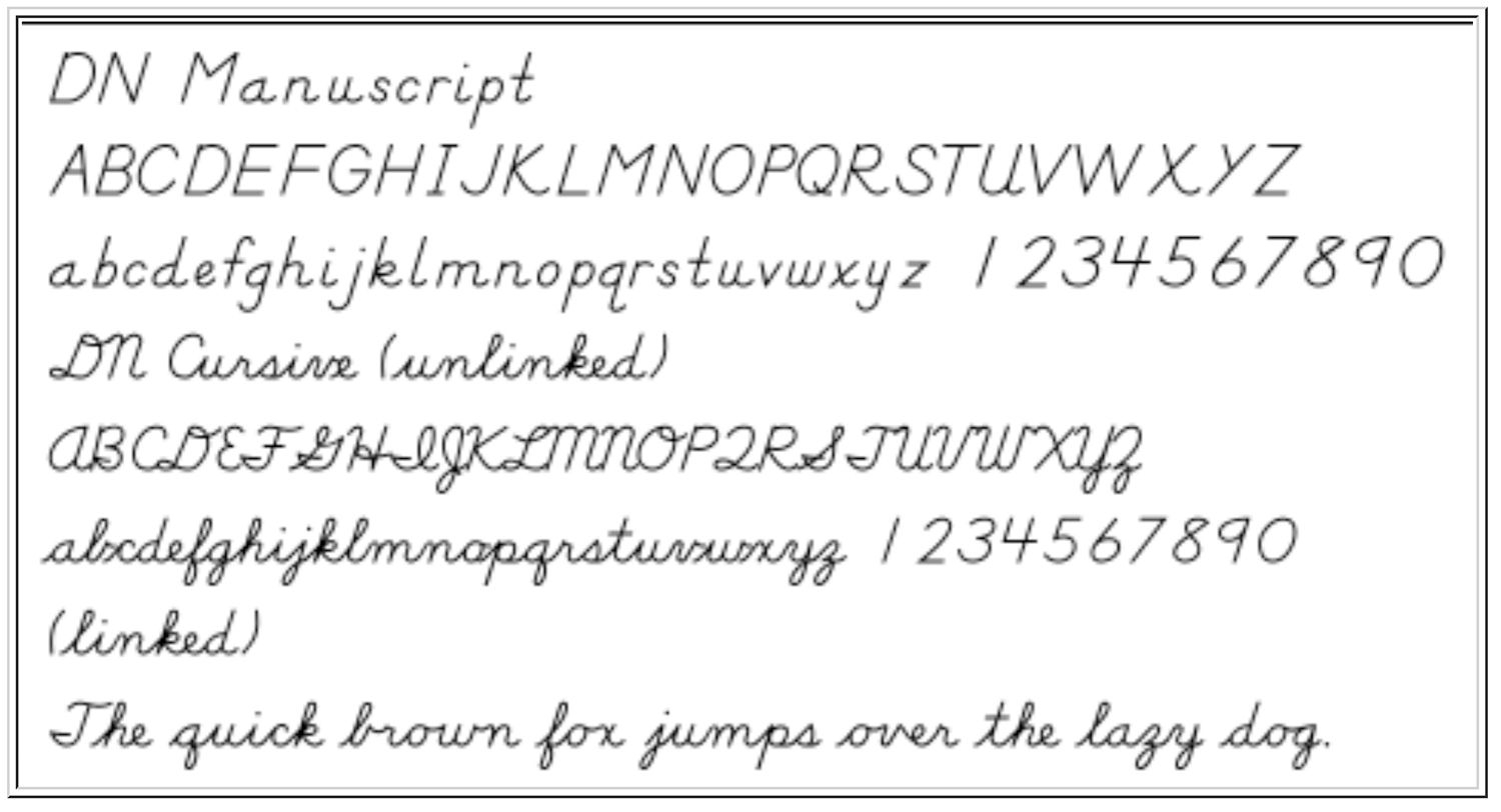 Cursive Alphabet Font AlphabetWorksheetsFree