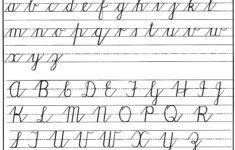 Printable Cursive Template | Teaching Cursive, Cursive