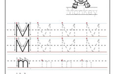 Printable Letter M Tracing Worksheets For Preschool