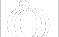 Pumpkin Tracing – 3 Worksheets / Free Printable Worksheets