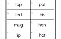 Reading Cvc Words Worksheet